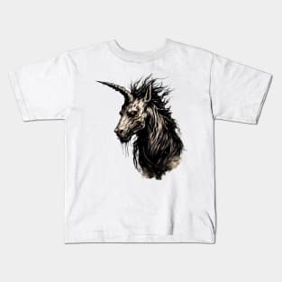 Creepy Unicorn Kids T-Shirt